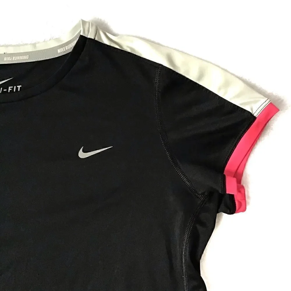 Nike Dri Fit Running Short Sleeve T Shirt